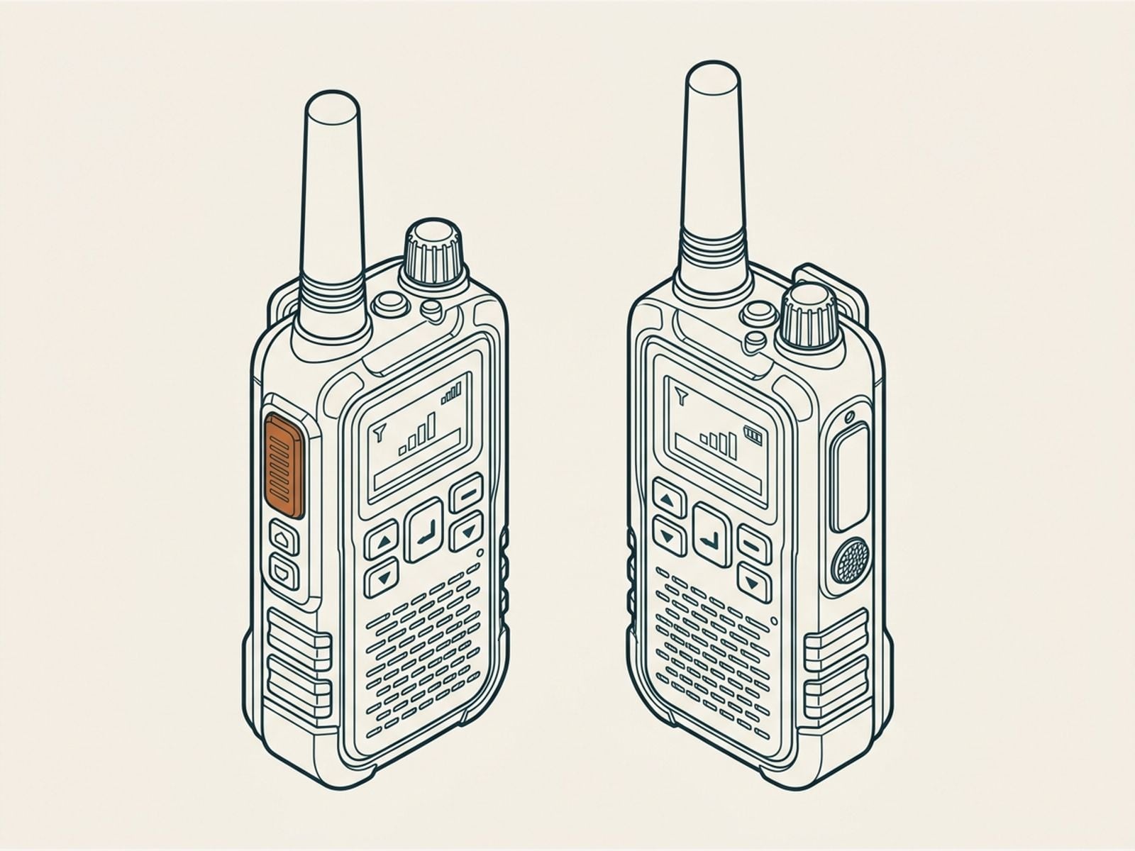 Kenwood NX-1300 IS Pair, Intrinsically Safe Two-Way Radio Pair