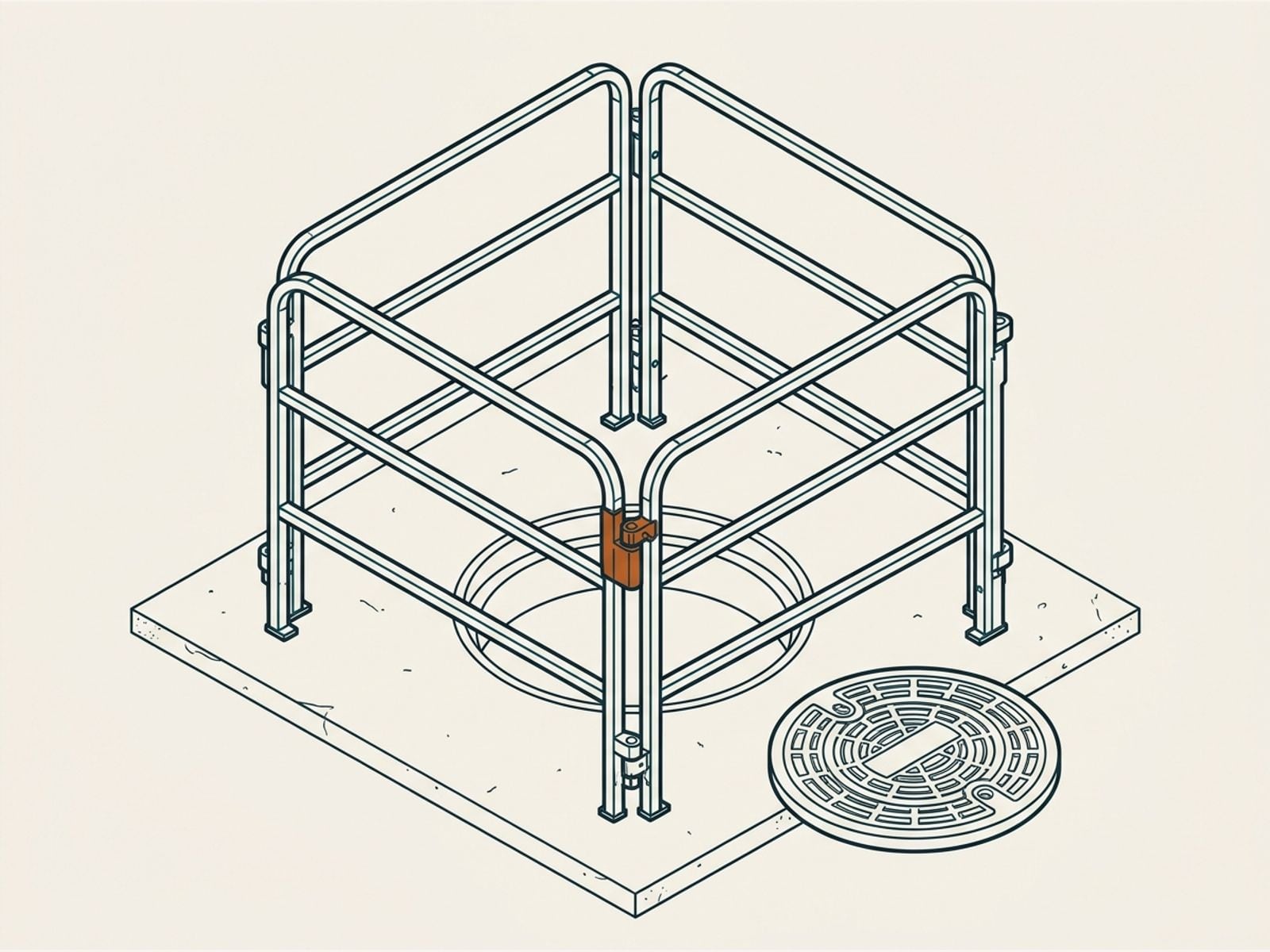 Pelsue Manhole Guard, Manhole Guard